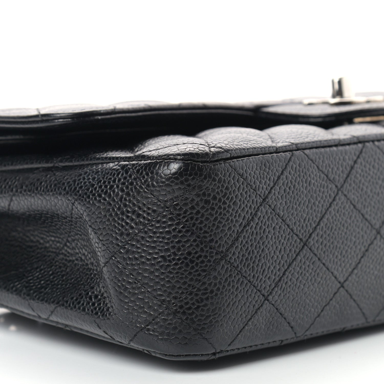 Chanel Caviar Quilted Medium Double Flap Black 8 of 14