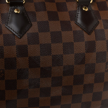 Louis Vuitton Damier Ebene Speedy Bandouliere 25 10 of 13