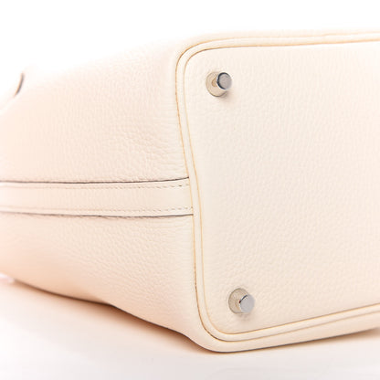 Hermes Taurillon Clemence Swift Eclat Picotin Lock 18 PM Nata Terre Battue 6 of 10