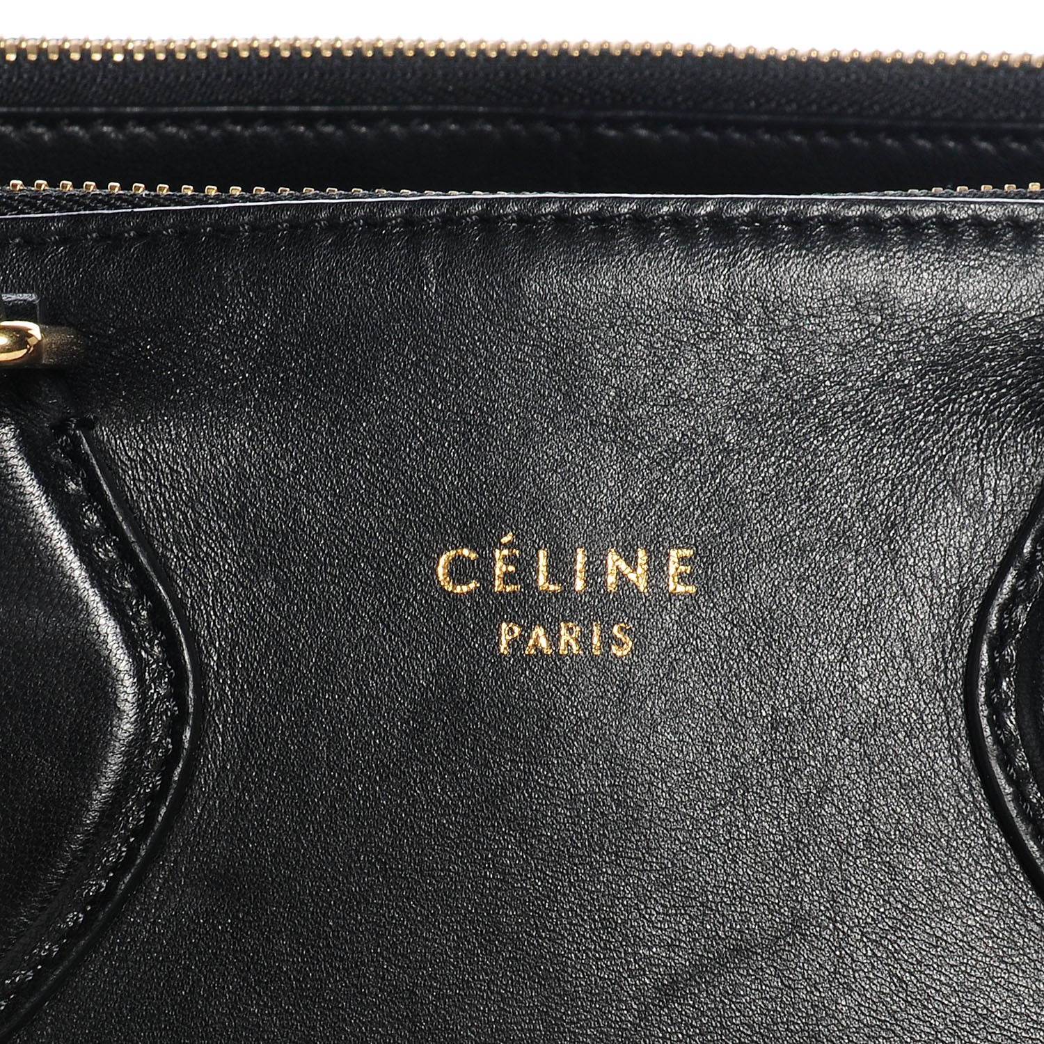Celine Smooth Calfskin Small Triptyque Satchel Black 5 of 10
