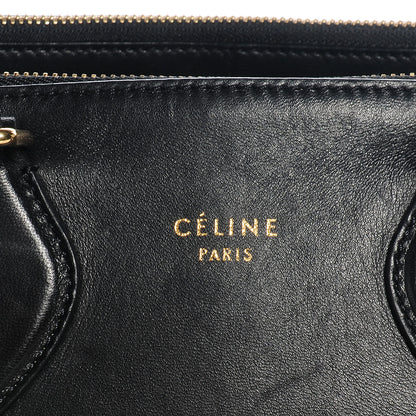 Celine Smooth Calfskin Small Triptyque Satchel Black 5 of 10