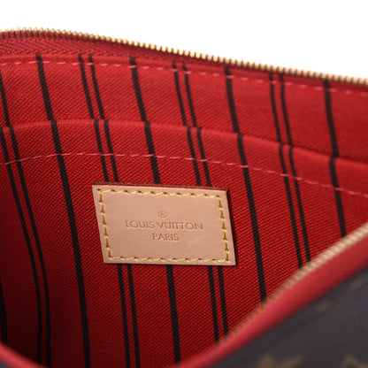 Louis Vuitton Monogram Neverfull MM GM Pochette Cherry 5 of 7