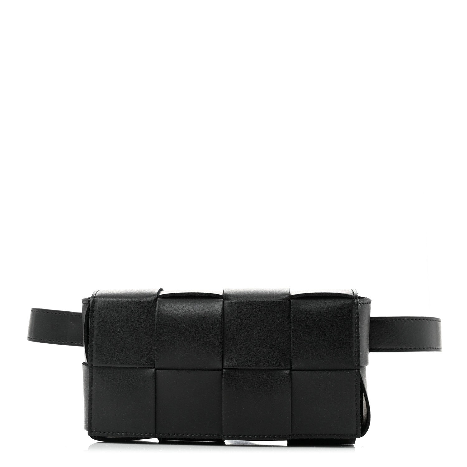 Bottega Veneta Nappa Maxi Intreccio The Belt Cassette Bag Black 1 of 8