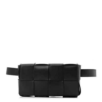 Bottega Veneta Nappa Maxi Intreccio The Belt Cassette Bag Black 1 of 8