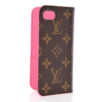 Louis Vuitton Monogram iPhone 7/8 Folio Case Pink 3 of 7