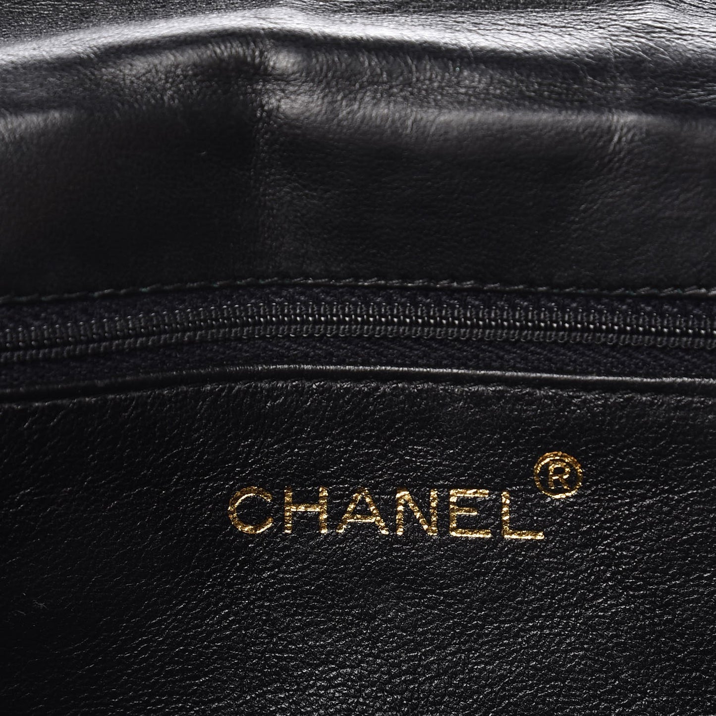 Lambskin Quilted CC Small Single Flap Black