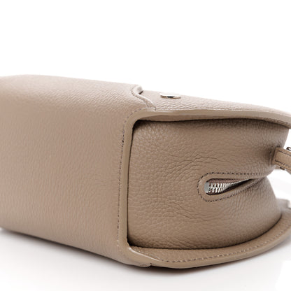 Loro Piana Grained Calfskin Sesia Crossbody Warm Mastic 10 of 10