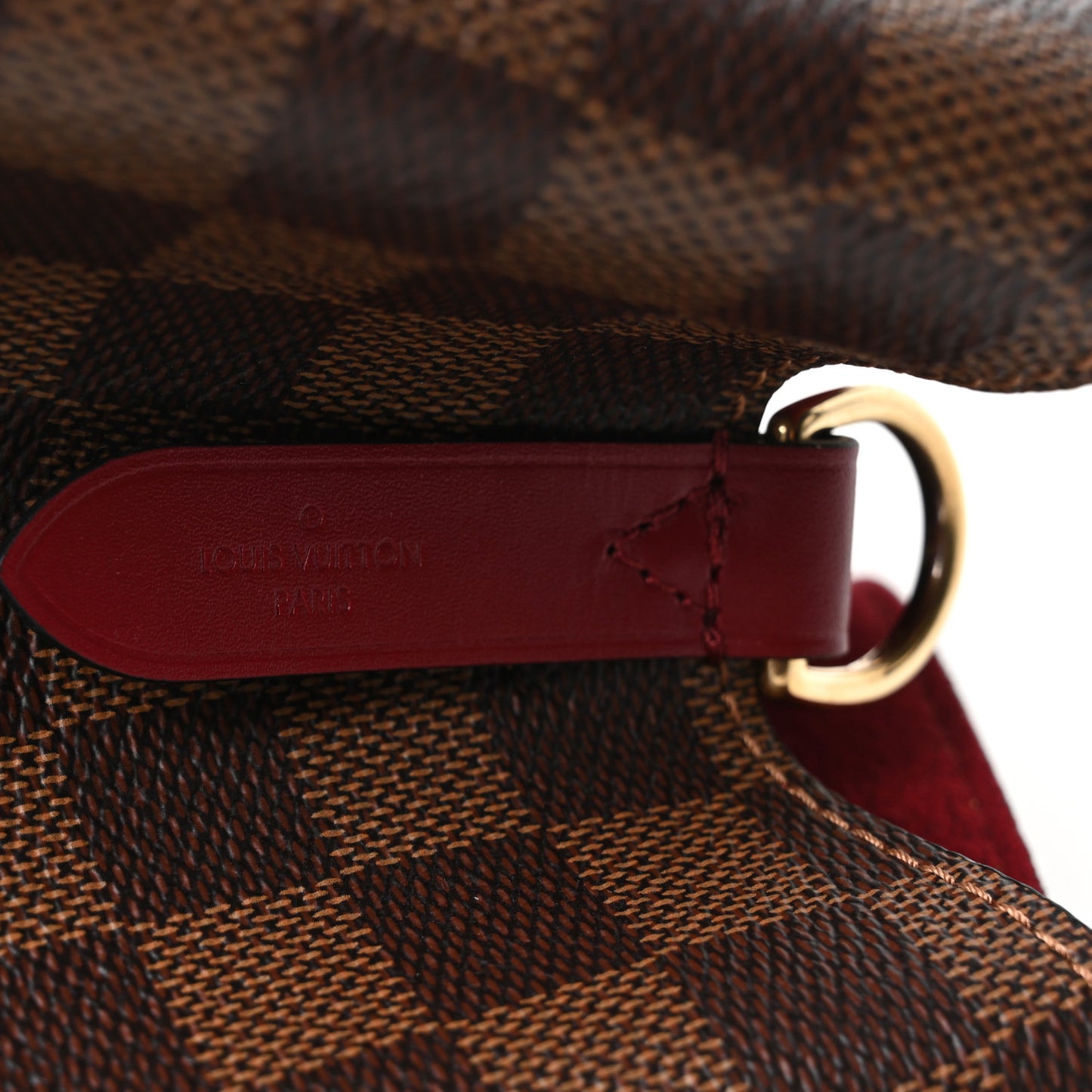 Damier Ebene Neonoe MM  Cherry Berry