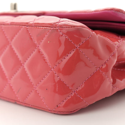 Chanel Patent Quilted Medium Double Flap Pink 10 of 15