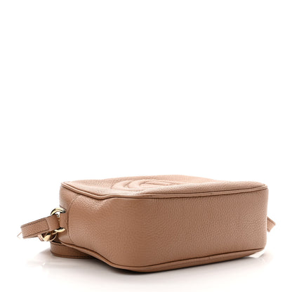 Gucci Pebbled Calfskin Small Soho Disco Bag Camelia 4 of 11