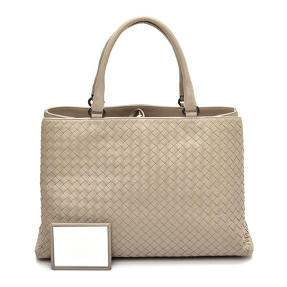 Bottega Veneta Nappa Intrecciato Milano Tote Mink 11 of 13