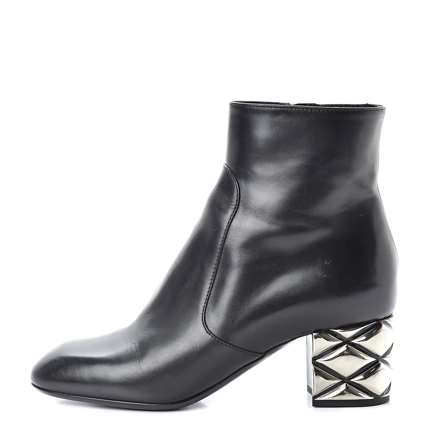 Louis Vuitton Lambskin Upstage Ankle Boots 36 Black 1 of 14