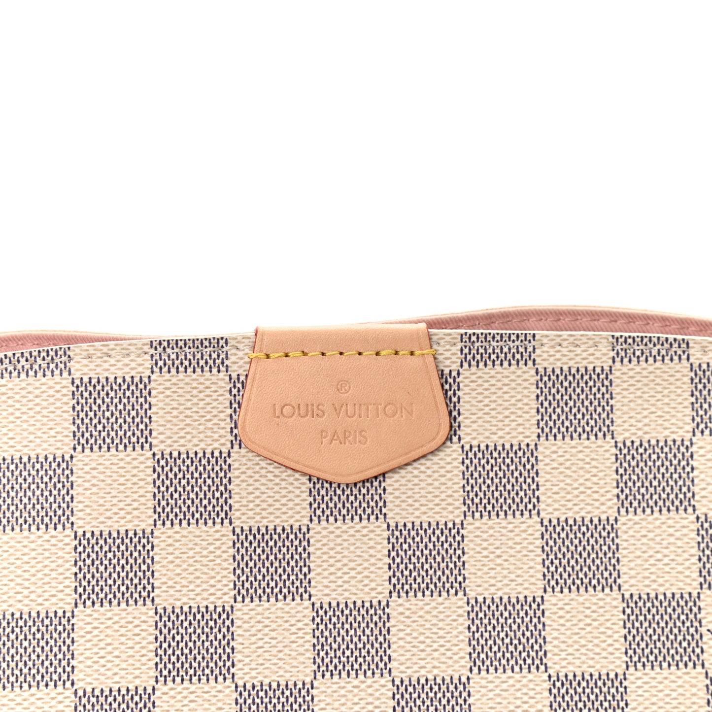 Damier Azur Graceful PM Rose Ballerine