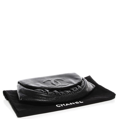 Chanel Caviar Half Moon Wallet On Chain WOC Black 4 of 8
