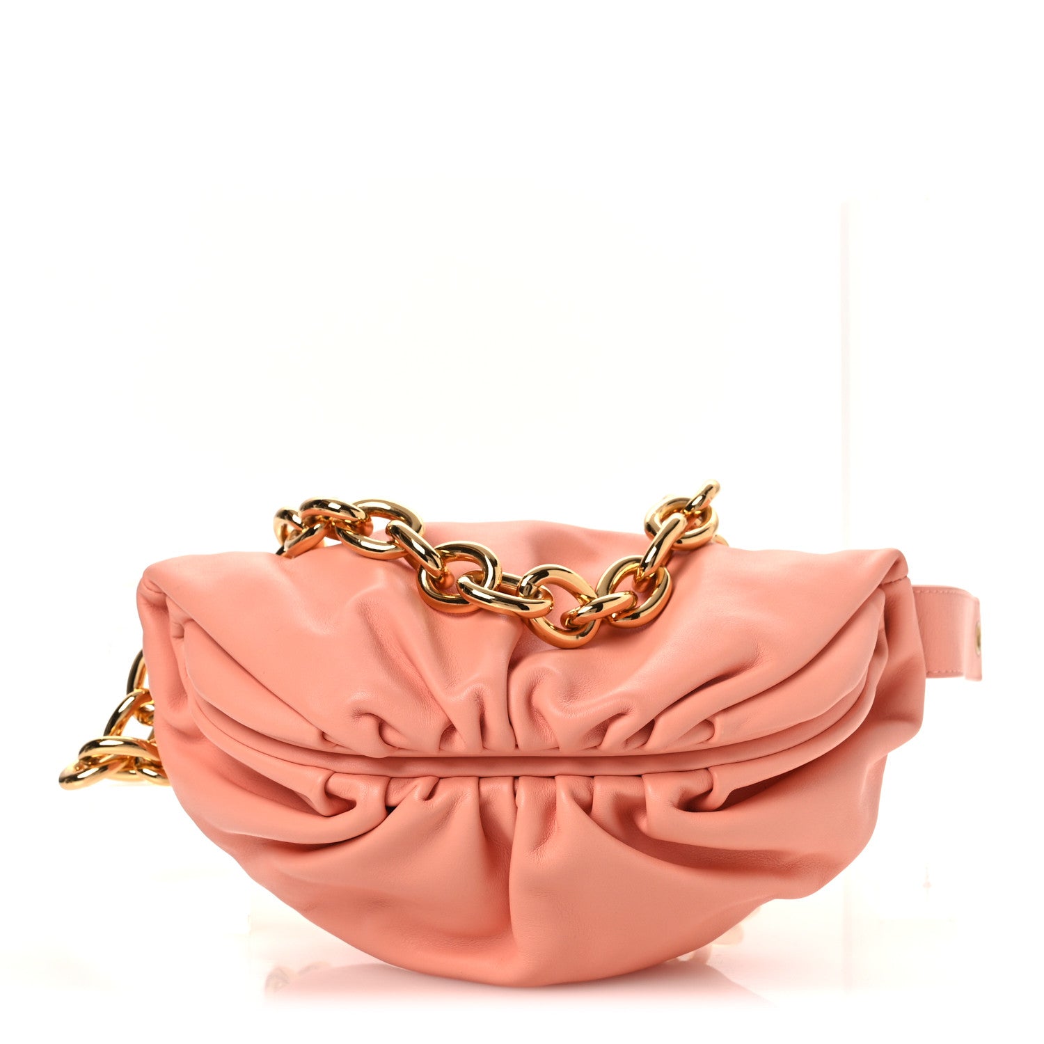 Bottega Veneta Nappa The Belt Chain Pouch Peachy 1 of 12