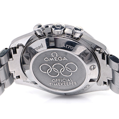 Omega Stainless Steel 42mm Speedmaster Date Olympic Series Automatic Watch White 321.10.42.50.04.001 4 of 5