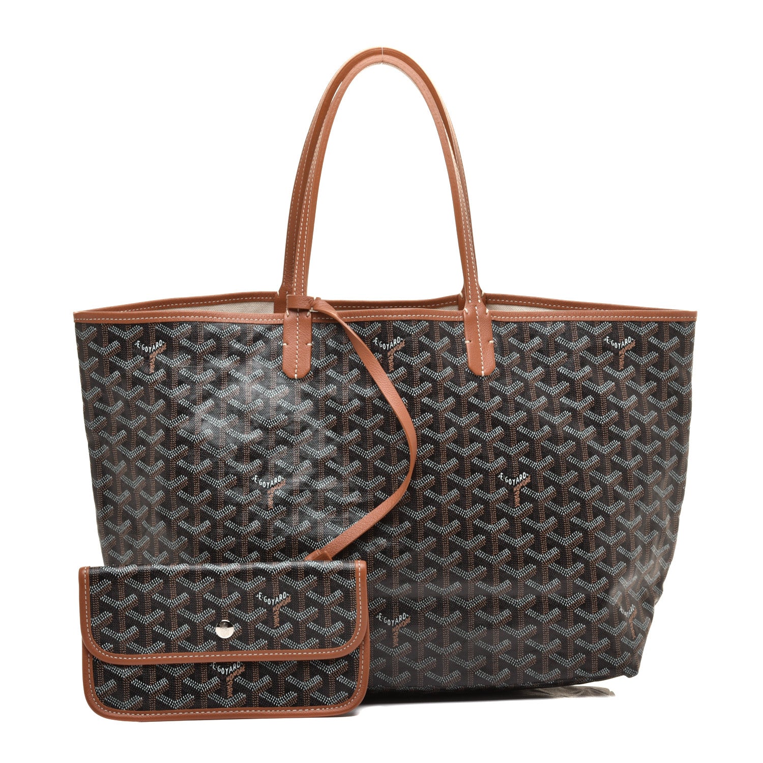 Goyard Goyardine Saint Louis PM Black Gold 1 of 8