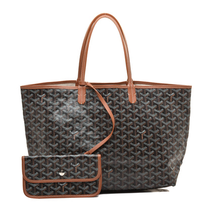 Goyard Goyardine Saint Louis PM Black Gold 1 of 8