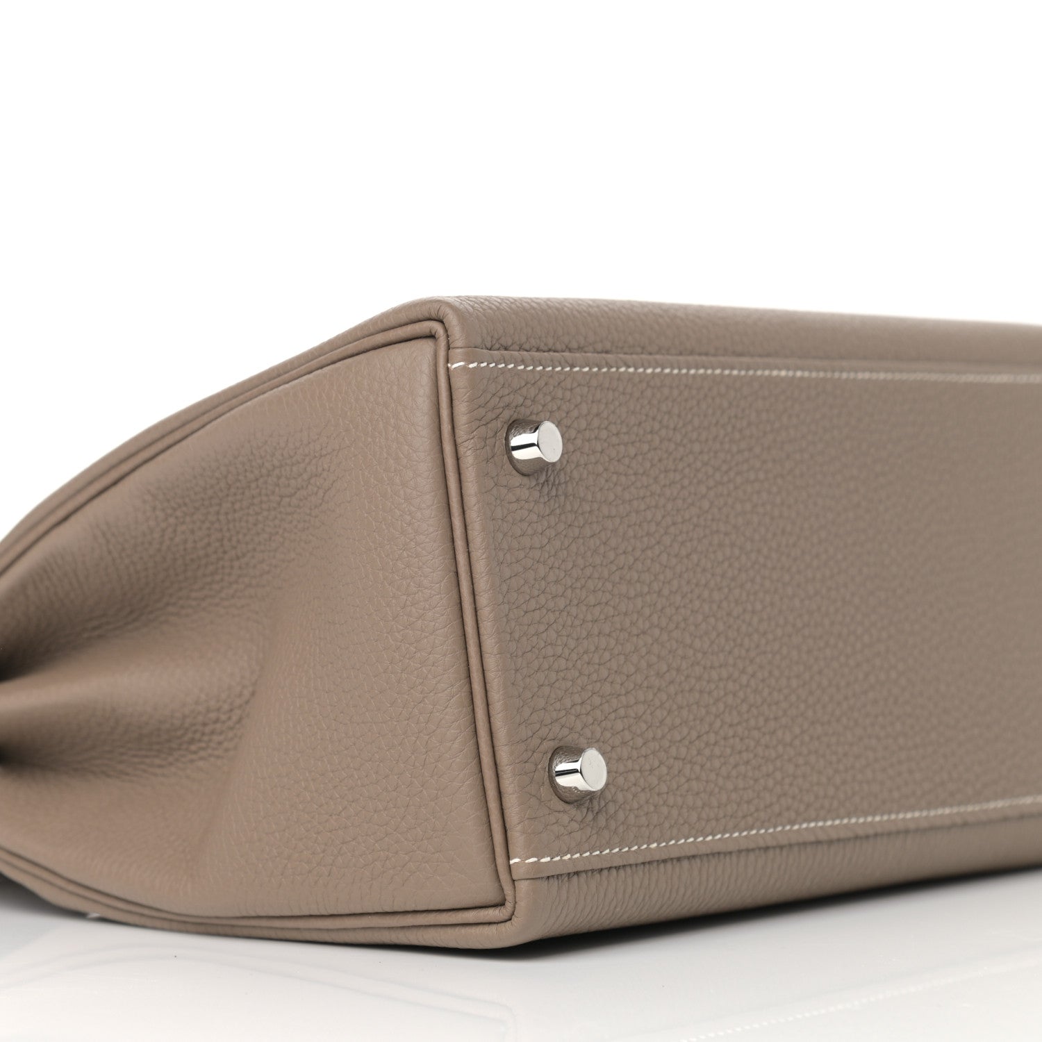 Hermes Togo Kelly Retourne 28 Etoupe 9 of 11
