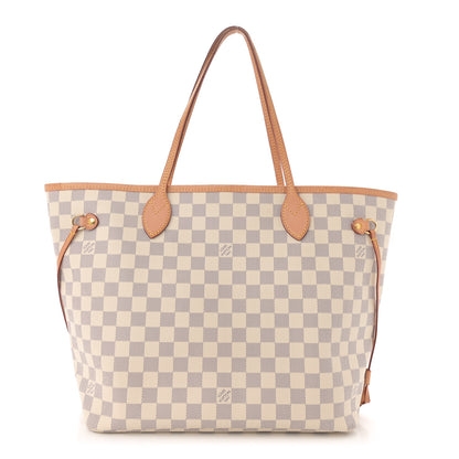 Louis Vuitton Damier Azur Neo Neverfull MM Rose Ballerine 1 of 13