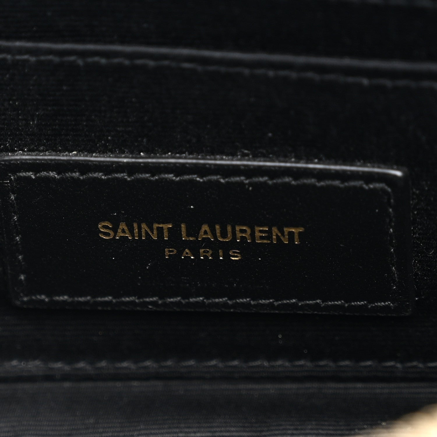 Saint Laurent Grained Lambskin Quilted Mini Becky Double Zip Bag Black 6 of 11