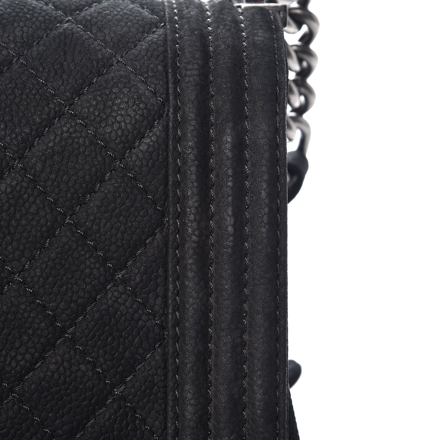 Chanel Iridescent Caviar Quilted Large Boy Flap Black 14 of 15