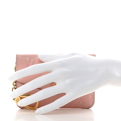 Louis Vuitton LOUIS VUITTON Empreinte Key Pouch Rose Ballerine 2 of 7