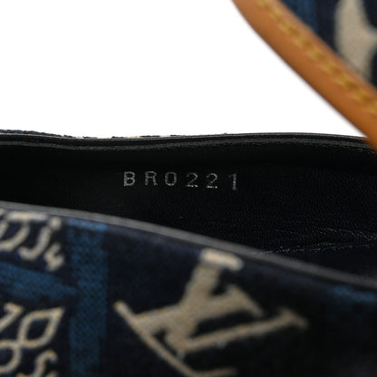 Louis Vuitton Jacquard Since 1854 Sofia Flat Mules 40 Blue 6 of 10