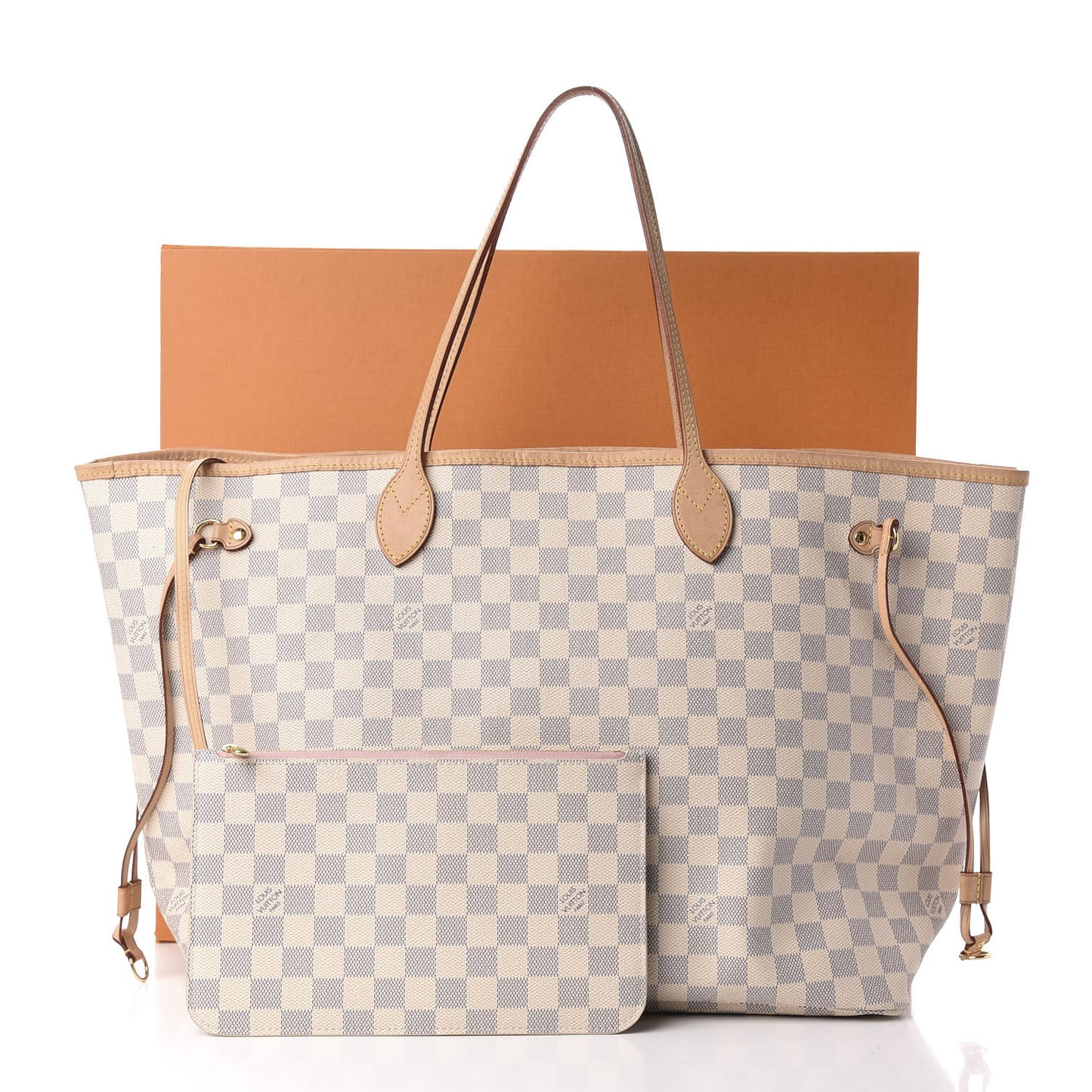 Damier Azur Neo Neverfull GM Rose Ballerine