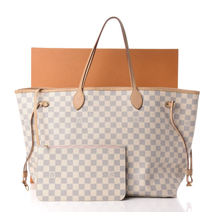 Louis Vuitton Damier Azur Neo Neverfull GM Rose Ballerine 15 of 15