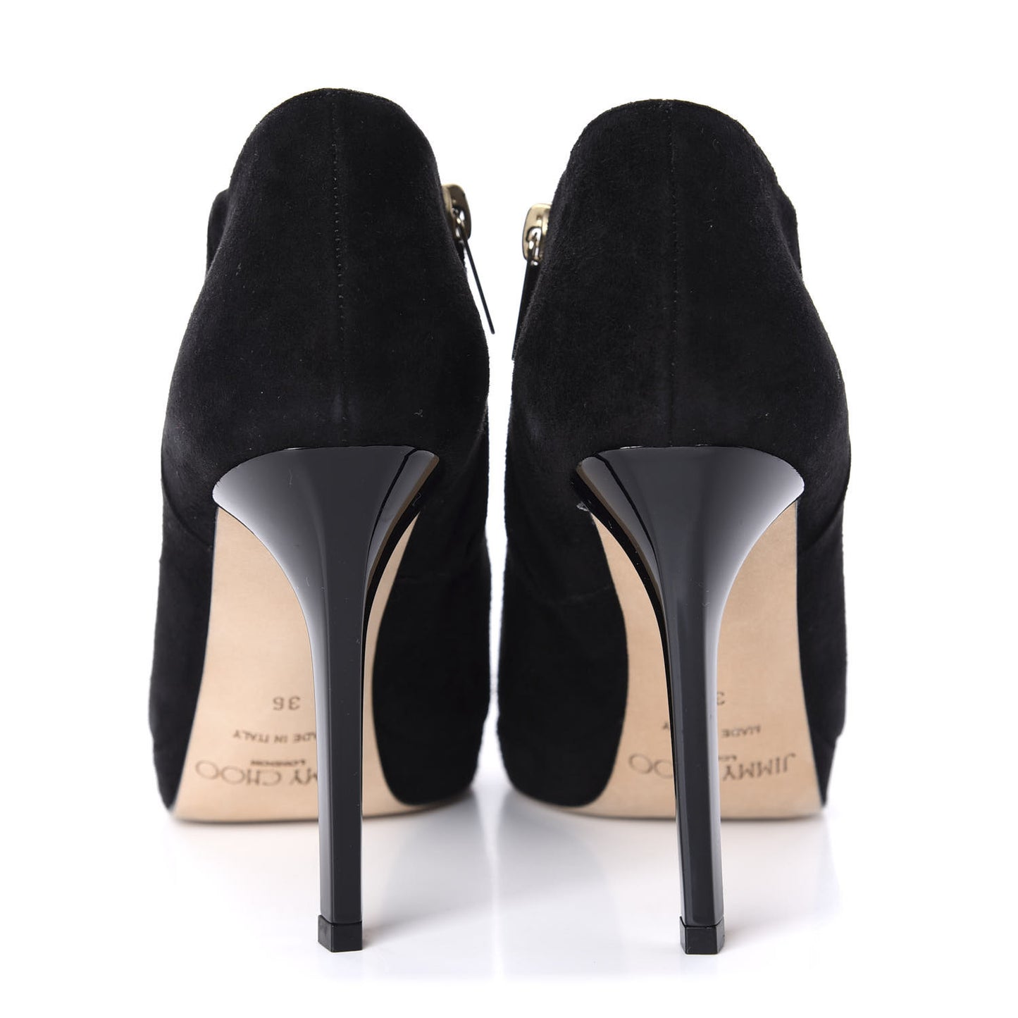 Suede Lindsey Sue 100 Ankle Boots 36 Black
