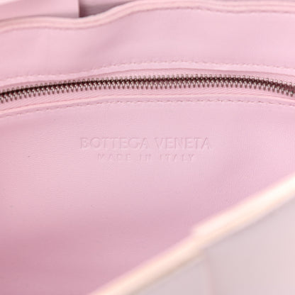 Bottega Veneta Lambskin Maxi Intrecciato Cassette Crossbody Bag Bliss Washed 6 of 9