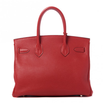 Hermes Togo Birkin 30 Rouge Vif 3 of 33