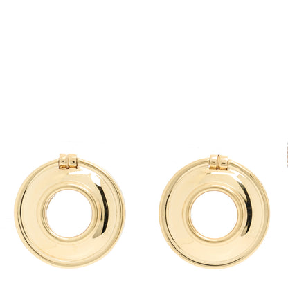 Tiffany Sterling Silver 18K Yellow Gold Paloma Picasso Magic Disc Earrings 1 of 11