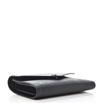 Louis Vuitton Epi Victorine Wallet Black 3 of 6