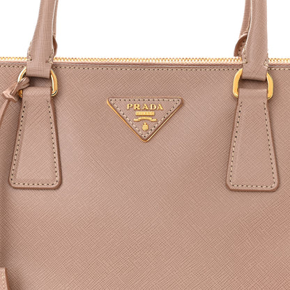 Prada Saffiano Medium Galleria Double Zip Tote Cammeo 7 of 9