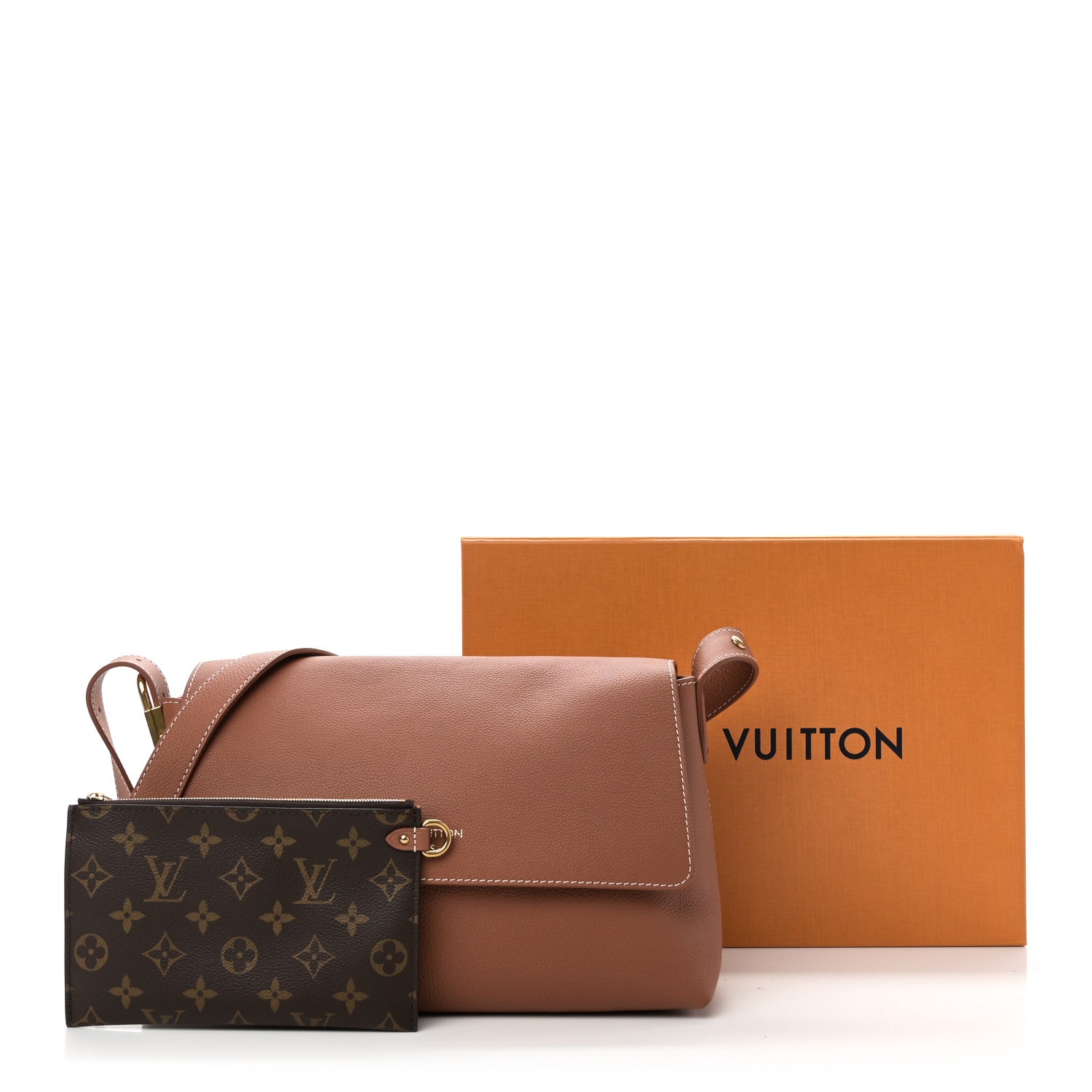 Louis Vuitton Grained Calfskin Low Key Messenger Cognac 1738290 Louis Vuitton Grained Calfskin Low Key Messenger Cognac 1738290