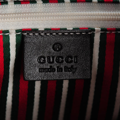Gucci Monogram Medium New Britt Hobo Dark Brown 6 of 7
