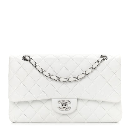 Chanel Caviar Quilted Medium Double Flap White 1 of 13