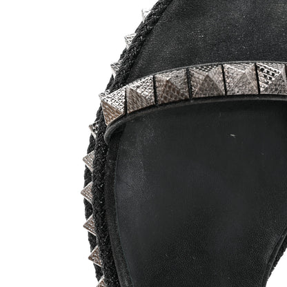 Christian Louboutin Nappa Mica Pyraclou 60 Platform Sandals 37 Version Black 12 of 14