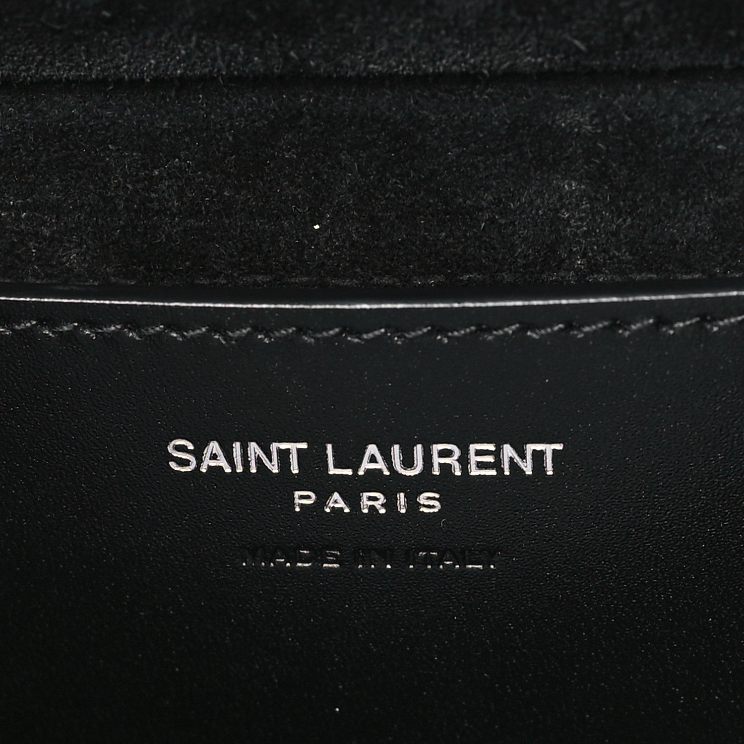 Saint Laurent Calfskin Monogram Take Away Box Black 6 of 9