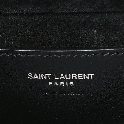 Saint Laurent Calfskin Monogram Take Away Box Black 6 of 9