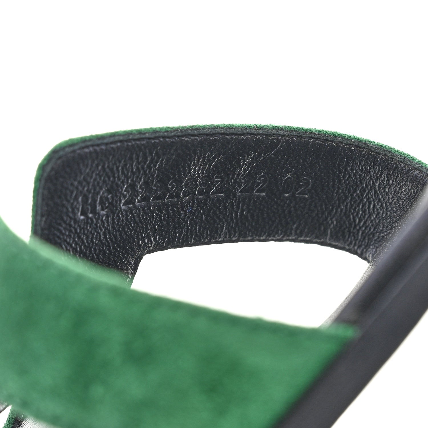 Hermes Suede Goatskin Oran Sandals 36 Vert Electrique 7 of 9