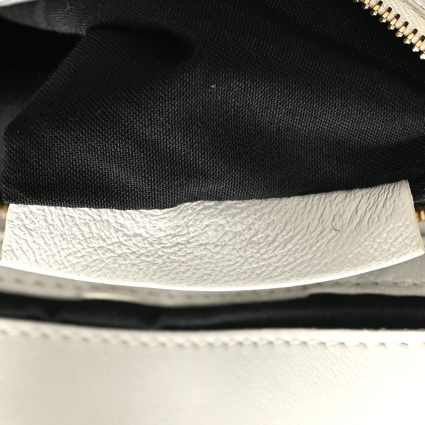 X JOSHUA VIDES Nappa FF Embossed Baguette White Black