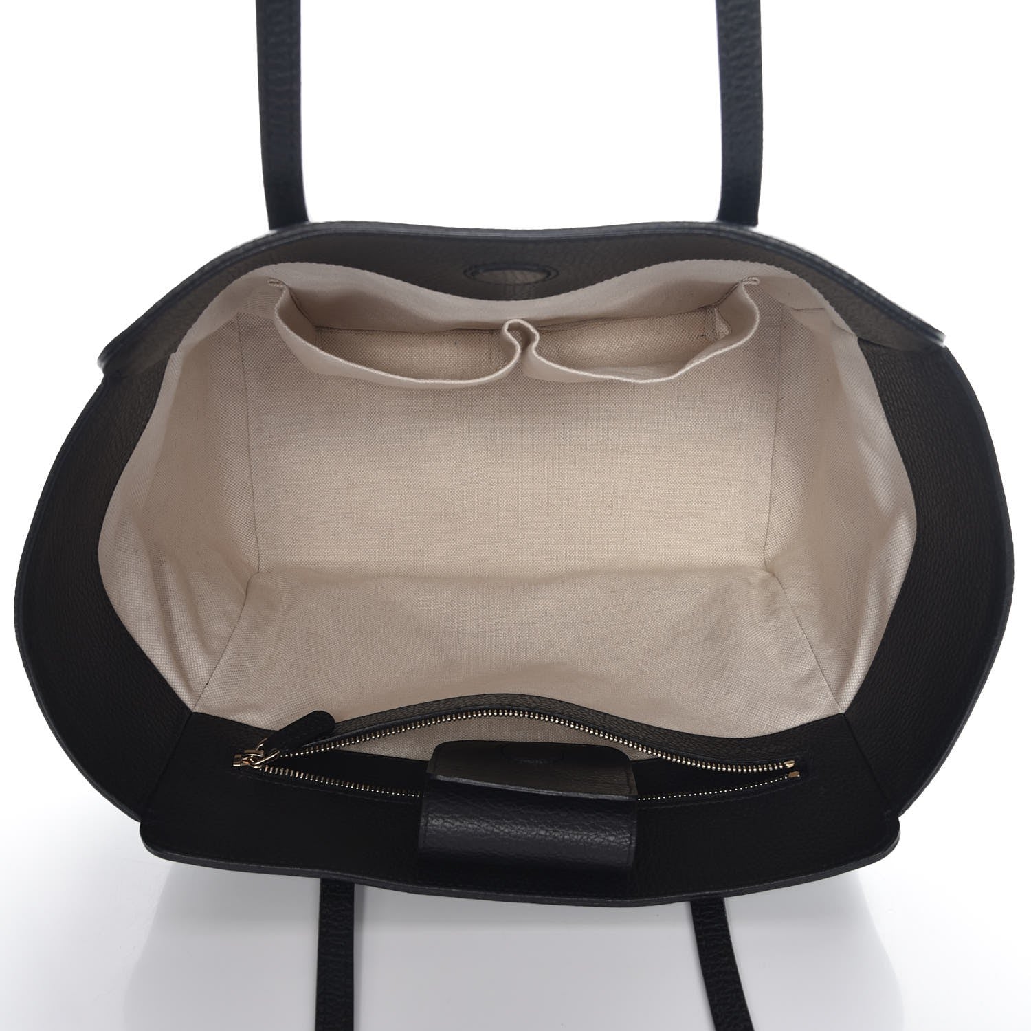 Gucci Pebbled Calfskin Small Swing Tote Black 5 of 6