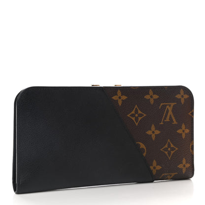 Louis Vuitton Monogram Calfskin Kimono Wallet Black 3 of 7