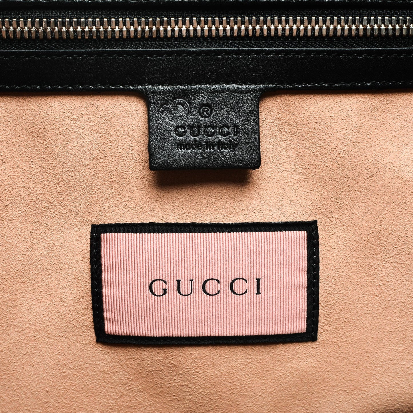 Calfskin GucciGhost Print Duffle Black New Acquamarine