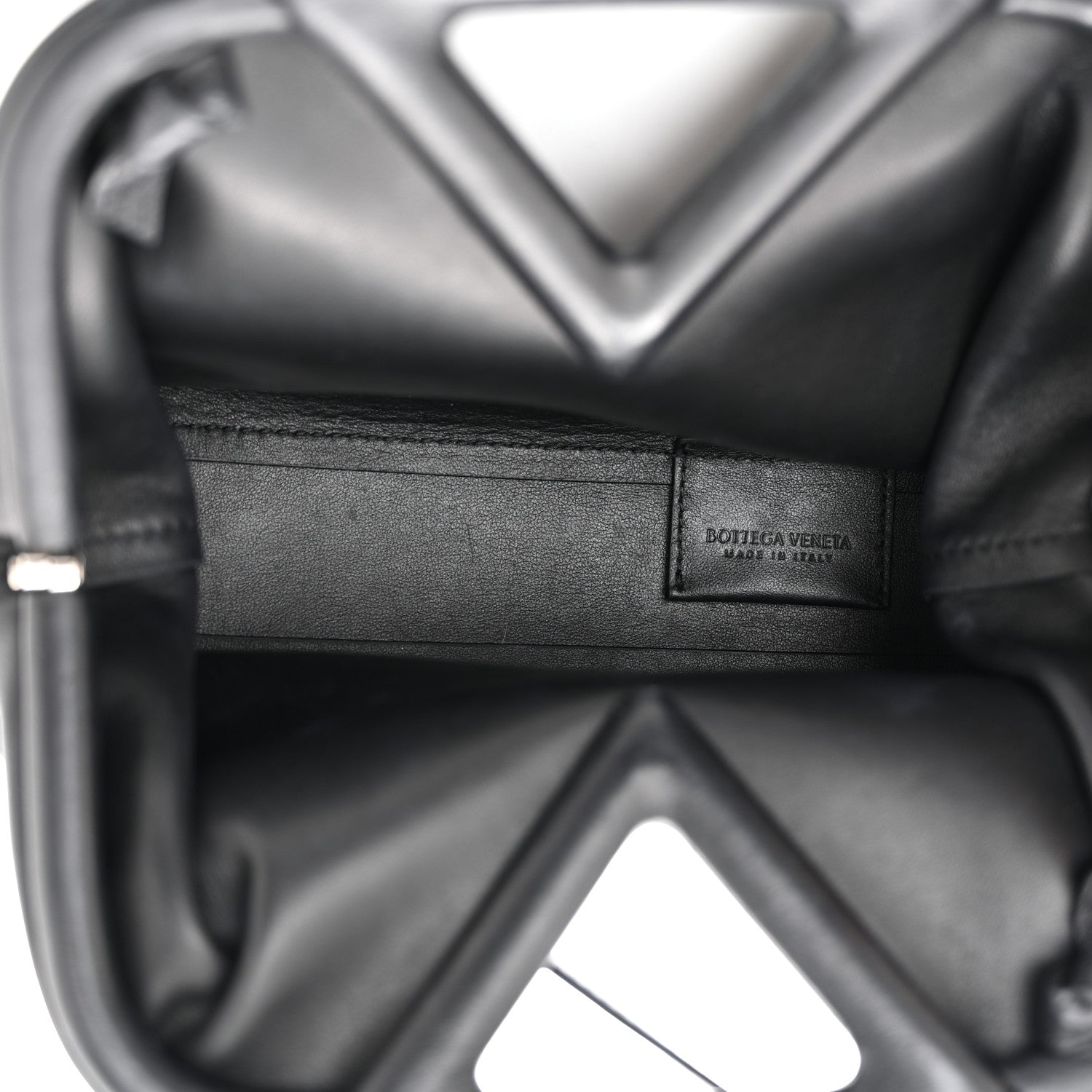 Bottega Veneta Calfskin Small The Point Triangle Bag Black 5 of 12