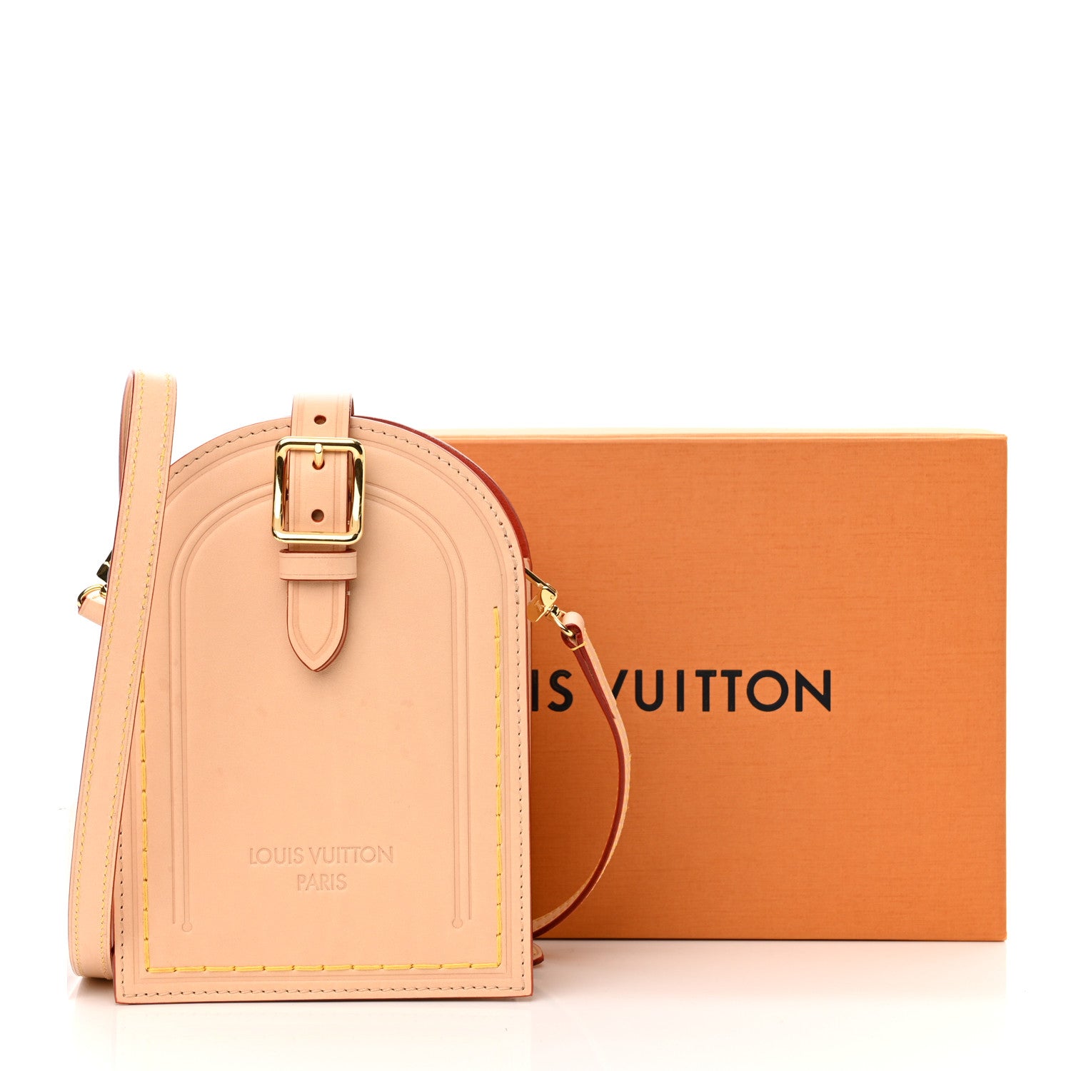 Louis Vuitton Name Tag XL Clutch Beige 10 of 10