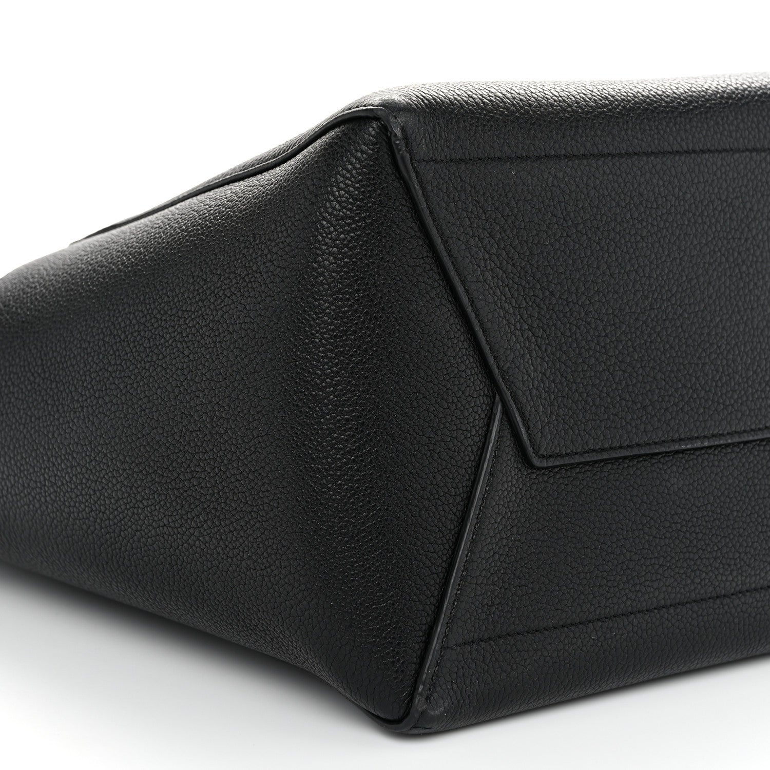 Celine Soft Grained Calfskin Sangle Bucket Bag Black 9 of 10